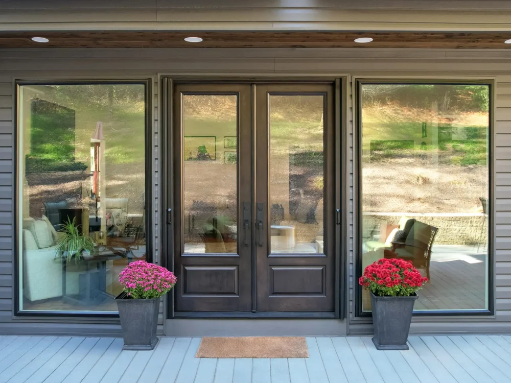8-Foot-Signet-Cherry-440-1P-French-Door_-Coffee-Bean-Endure-Coal-Black-Picture-Windows